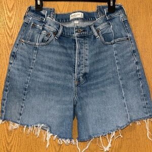 Abercrombie and Fitch High Rise Jean shorts